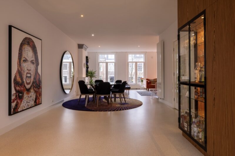 Terrazzo gietvloer woning